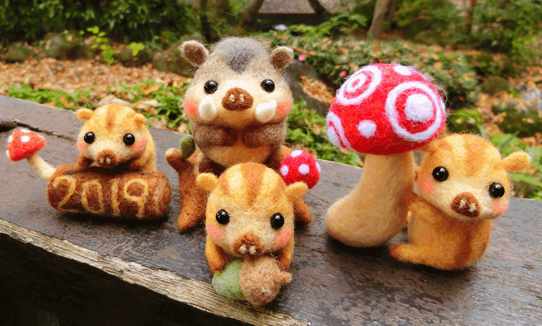 イノシシのぬいぐるみ